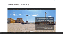 Desktop Screenshot of findingneverlandtravelblog.com