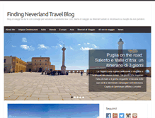 Tablet Screenshot of findingneverlandtravelblog.com